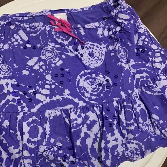 Girls purple, embellished skirt. Girls L. - Picture 2 of 4